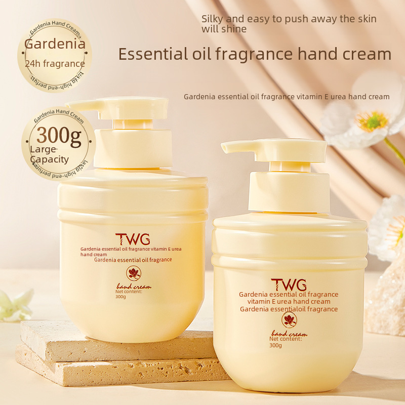 TWG Gardenia Essential Oil Fragrance Vitamin E Urea Hand Cream Moisturizing Gardenia Hand Cream