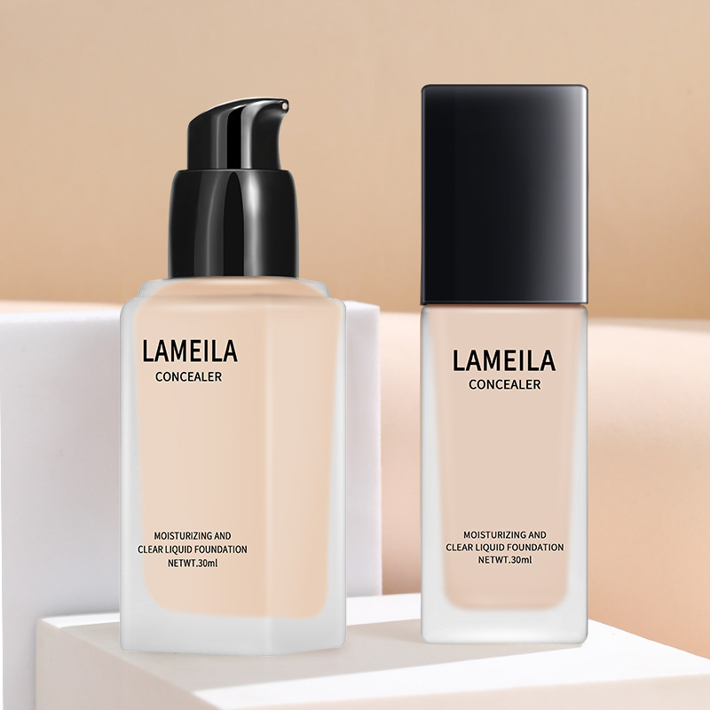 Lamela long-lasting liquid foundation for women, long-lasting, no acne, no makeup removal, moisturizing, concealer and oil control for oily and dry skin
