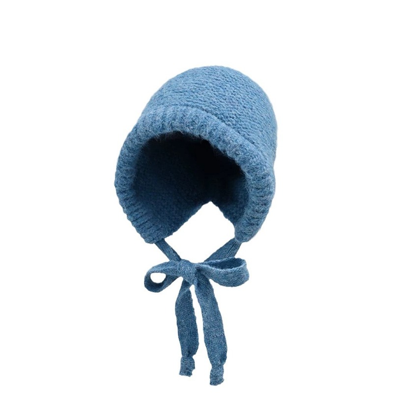 Winter warm hat women's Fair Isle wind-cooled hat raffa knitted wool hat bag hat dual-purpose pile hat