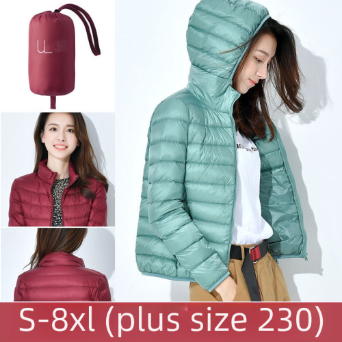 European Down Jacket Women 2024 New Short Style Thin Thin Thick Warm Slim Korean Style White Duck Down Fashion Jacket