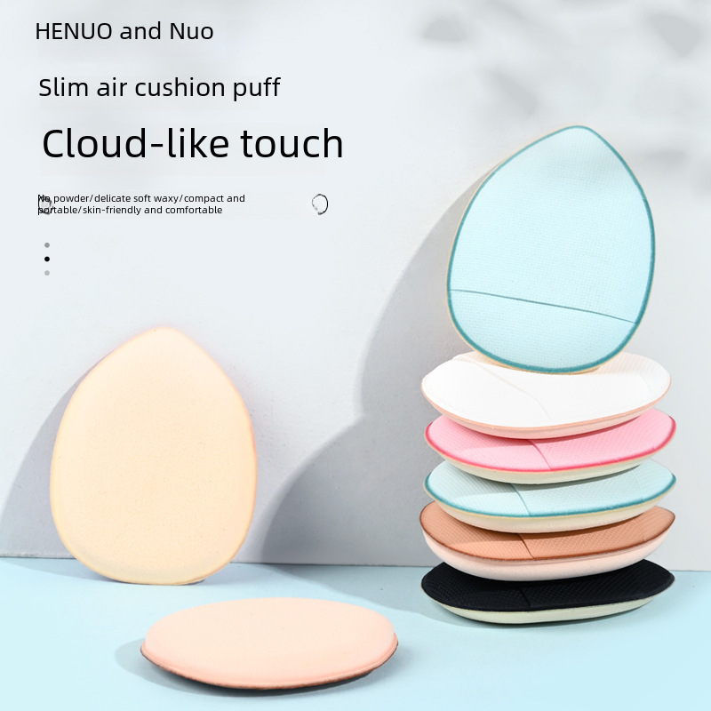 Fingertip Air Cushion Mini Finger Powder Puff Facial Concealer Loose Powder Setting Makeup Dry and Wet Use Non-latex Fits No Powder