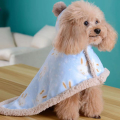 Pet pajamas sleeping bag dog sleeping bag plus velvet warm puppy sleeping bag autumn and winter warm dog clothes pet clothes
