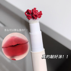 Gege bear Gege bear lip powder cream soft matte color non-stick cup girls whitening and cute lip mud