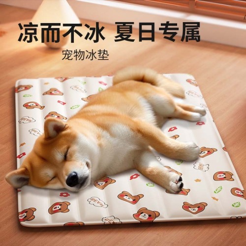 Pet ice pad, summer dog sleeping pad, mat, cat summer ice pad, scratch-resistant ice nest cooling cat pad, non-slip