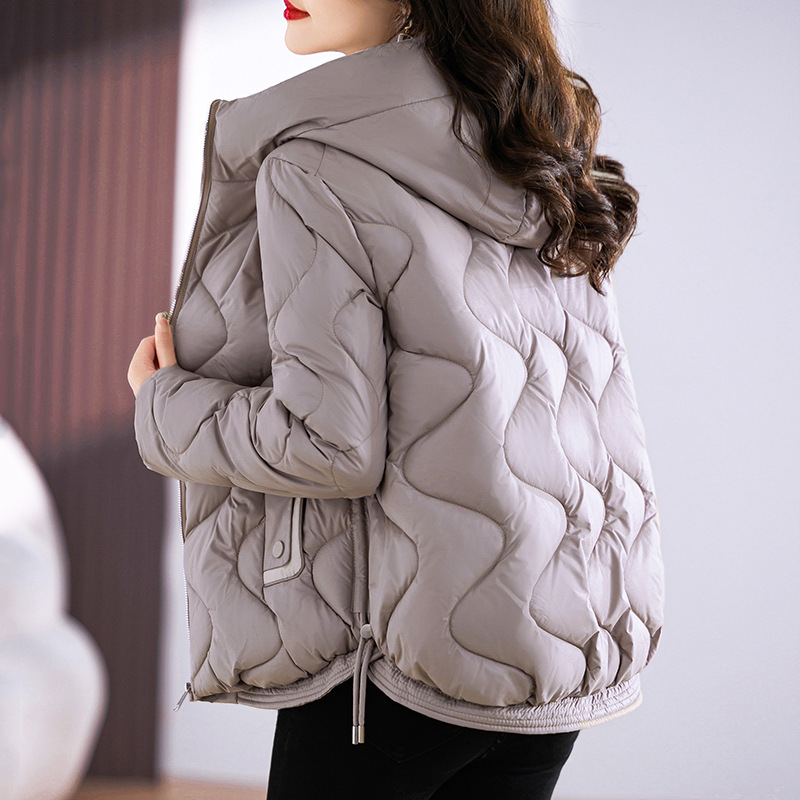 2024 New Women's Hooded Short Lightweight Down Jackets Women's Autumn and Winter Large Size Women's Jackets Wholesale