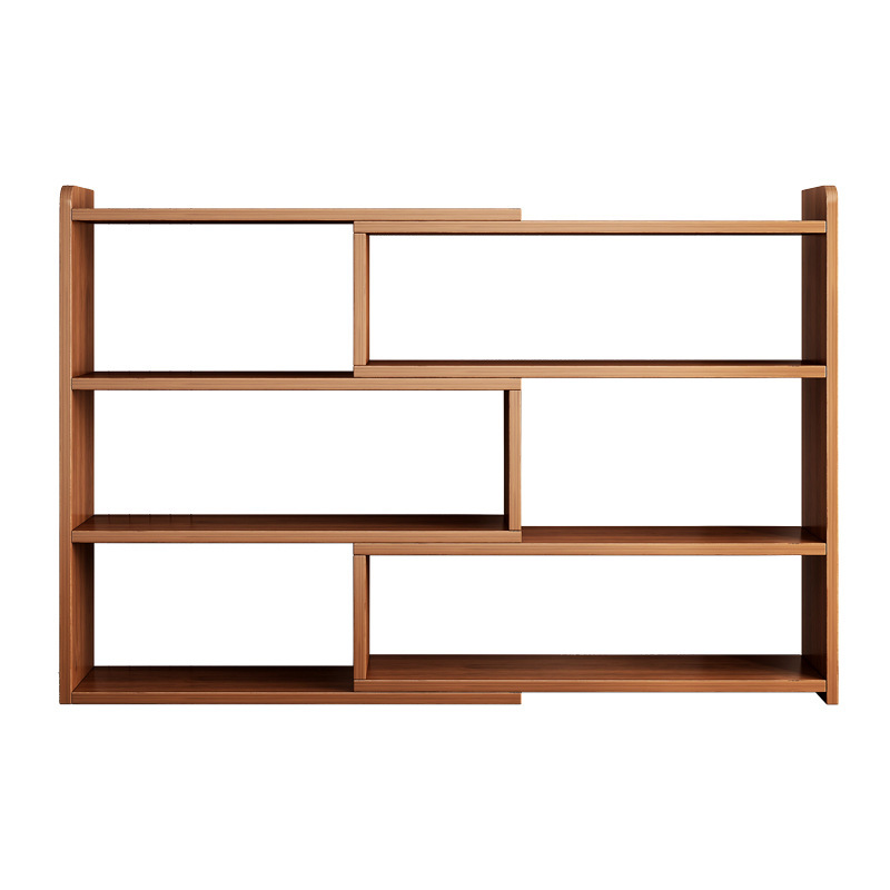 Desktop bookshelf storage rack table multi-layer storage locker office simple cabinet student home small Hengming