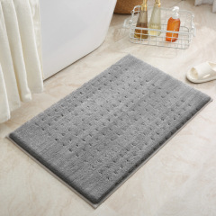 Cross-border bathroom absorbent floor mat bathroom door quick-drying foot mat thick plush carpet toilet bathroom non-slip mat