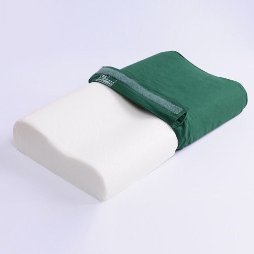 Factory direct supply 04 pillow military training dormitory memory foam pillow army green pillow wholesale labor insurance military training pillow