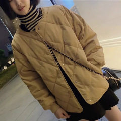 Large version, good fabrics, ready stock 2024 autumn and winter cotton coats for women, short style, high-end thickened cotton coats for women