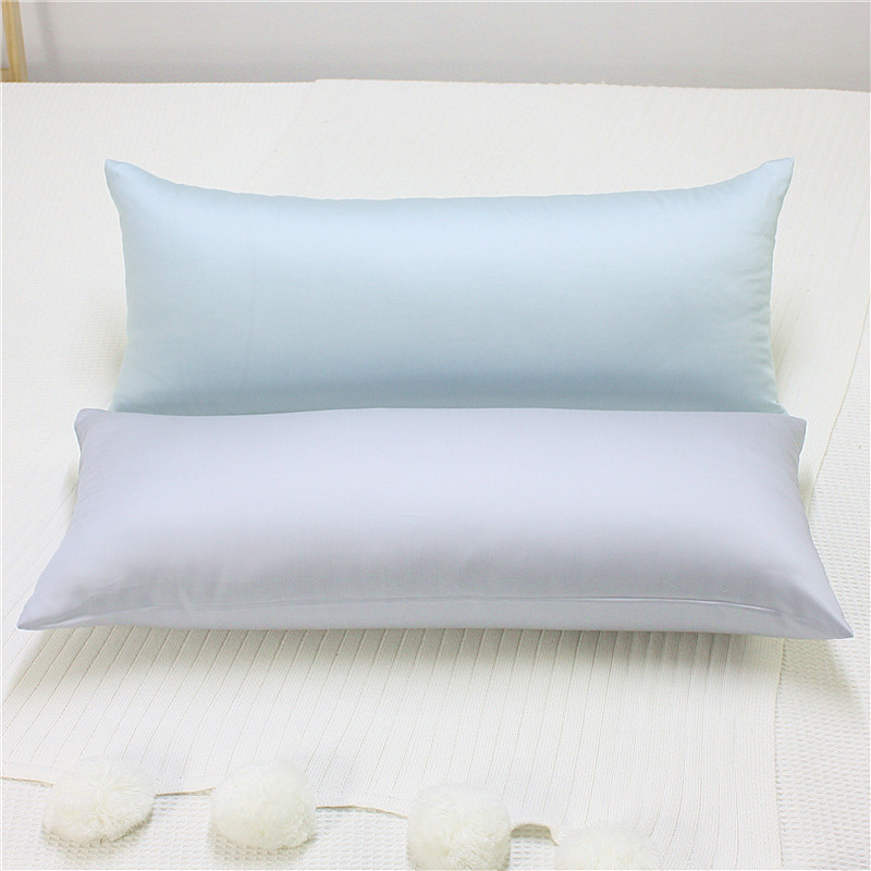 60s tencel comfortable and cool summer rectangular pillow for sleeping, removable and washable side sleeping long pillow with legs and bare sleeping