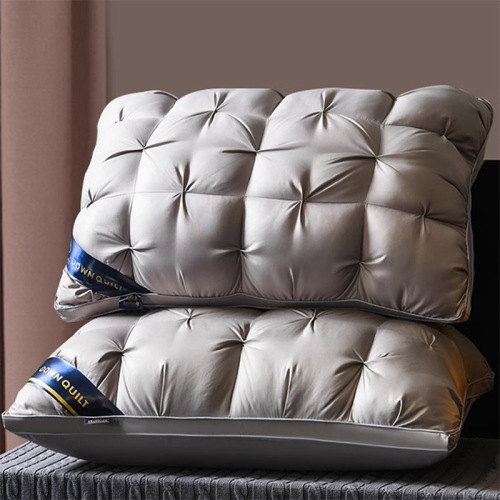 Five-star hotel pillow 48x74cm pillow core pair home deep sleep neck pillow non-collapse high pillow wholesale