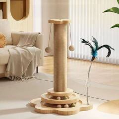 Directly from the manufacturer, vertical wear-resistant cat scratching post, lint-free cat scratching post, hemp rope claw board, kitten toy, funny cat