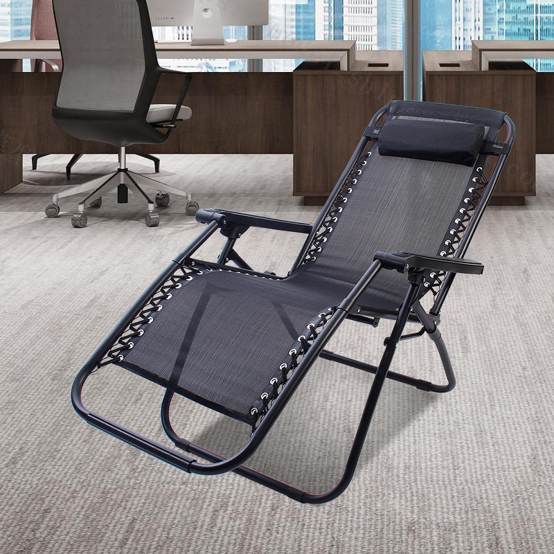 Outdoor camping beach chair office lunch break chair zero gravity folding deck chair garden balcony chair wholesale dropshipping