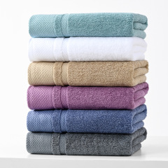 Cotton thickened children's small bath towel 50*100cm combed soft and absorbent pure cotton household body wipes wholesale