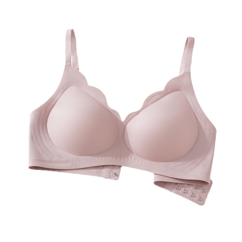Processed and customized seamless underwear women's push-up anti-sagging soft support wire-free adjustable underwear bra