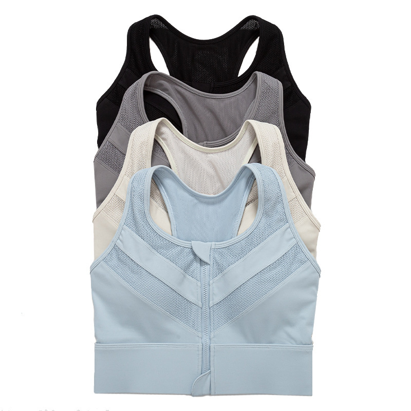 Spot wholesale sports bra factory one-cup high-strength shock-proof bra fitness running yoga clothing vest for women