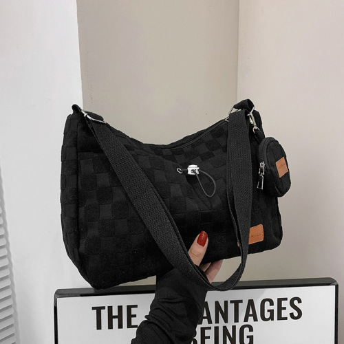 Shoulder bag women's Korean version new lightweight simple casual personality cross-body backpack college students campus trend shoulder bag