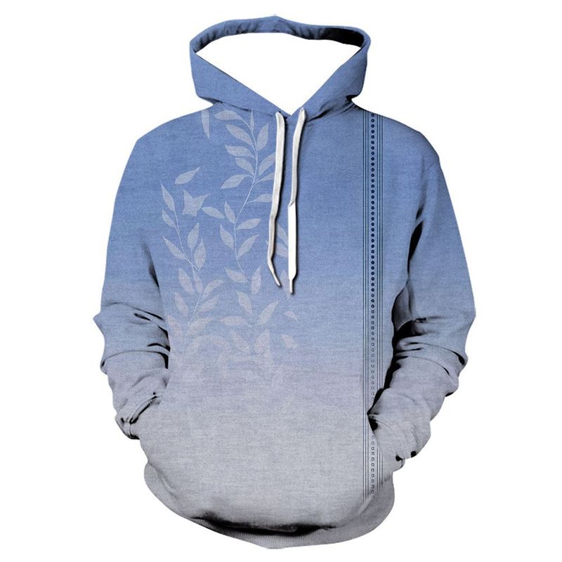 Foreign trade men's cross-border Amazon hot-selling 3D large size sweatshirt swirl printed long-sleeved hoodie men's sportswear
