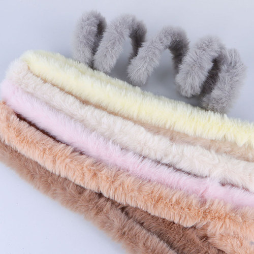 Source factory 40mm rabbit hair extra long extra thick twist stick handmade diy puppy rabbit doll hair root strips