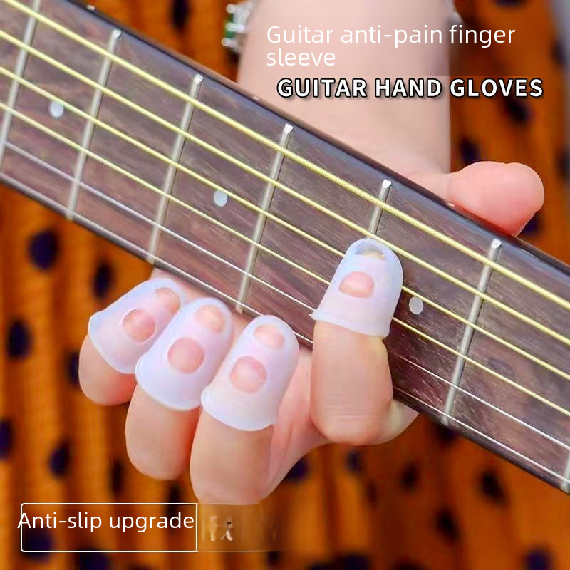 Guitar finger cots Guitar protective finger cots Left finger anti-pain finger cots Ukulele Folk acoustic guitar finger cots