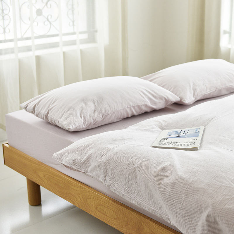 High-quality washed cotton bedding set, easy-to-take-on duvet cover designed with SOFIX snap-on buckles
