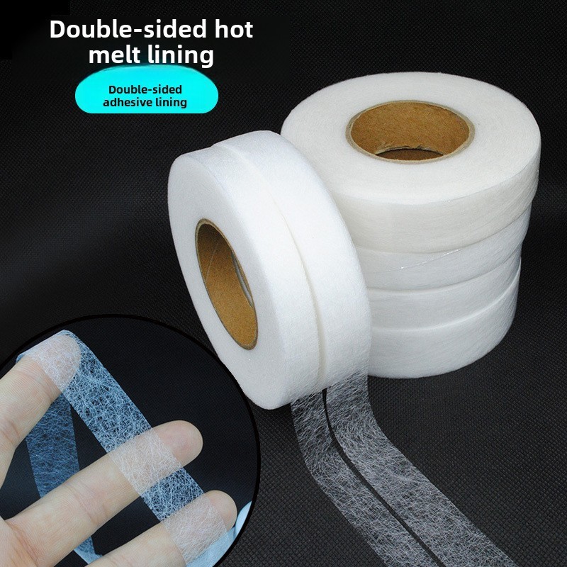 DIY clothing ironing double-sided adhesive lining hot melt adhesive mesh light and thin adhesive lining washable hot melt non-woven interlining