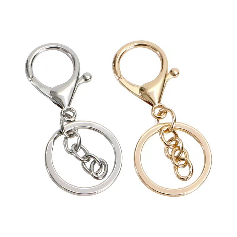 Factory direct sales jewelry accessories Lobster clasp three-piece set DIY bag doll jewelry hanging buckle plush small pendant