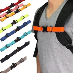 Backpack nylon non-slip chest strap Outdoor accessories backpack strap Backpack strap fixed strap Adjustable shoulder strap