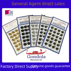 Japan's Gongdele G510 copper snap button round button invisible buckle spring button mother-in-law buckle environmental protection inspection