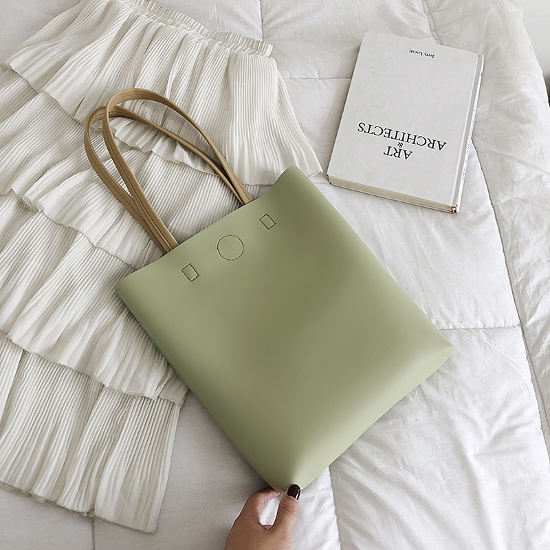 Vertical style women's bag new style bag Korean style trendy women's bag shoulder bag large capacity portable tote bag wholesale