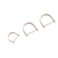 Removable screw D buckle luggage repair hardware handbag accessories type buckle zinc alloy 5 6 points metal d ring d word buckle