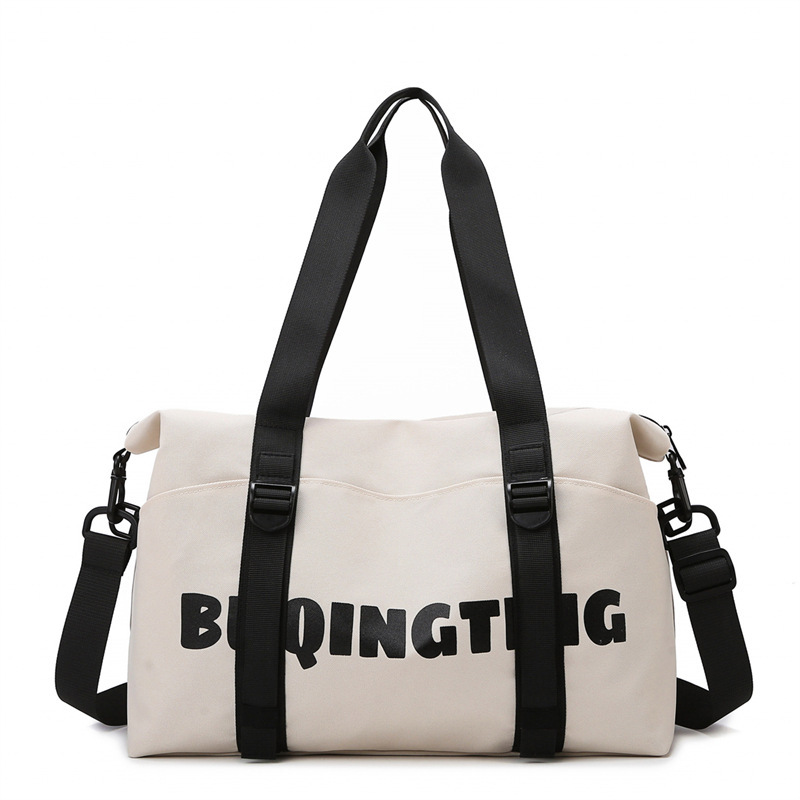 Handy travel bag, short-distance luggage bag, lightweight business trip bag, casual fitness bag, large-capacity shoulder crossbody bag