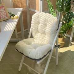 Winter student seat cushion solid color one-piece sedentary office chair cushion dining chair cushion butt cushion factory wholesale