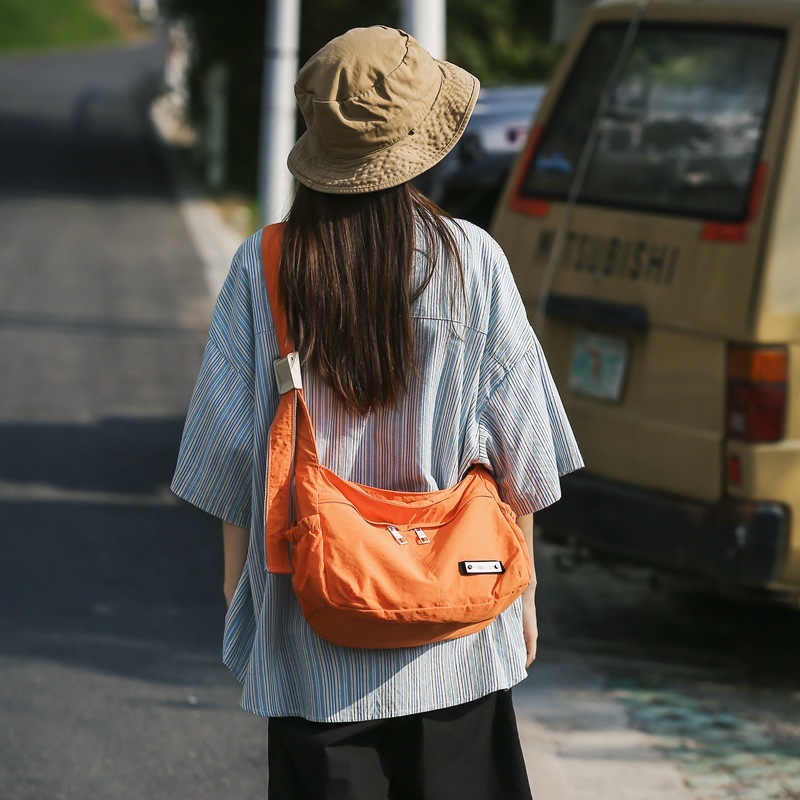 Cross-border solid color backpack women's bag trendy brand women's crossbody bag multifunctional lightweight waterproof tote bag shoulder bag for women