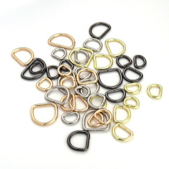 Clothing luggage hardware accessories D-shaped buckle, metal D-shaped ring, iron ring, wire D-shaped buckle, webbing D-shaped buckle, cross-border hot product