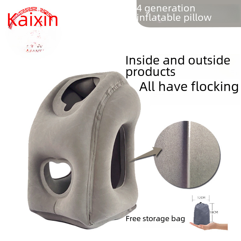 Amazon's most popular inflatable pillow, tummy pillow, sleep artifact travel pillow, inflatable tummy pillow, inflatable tummy pillow