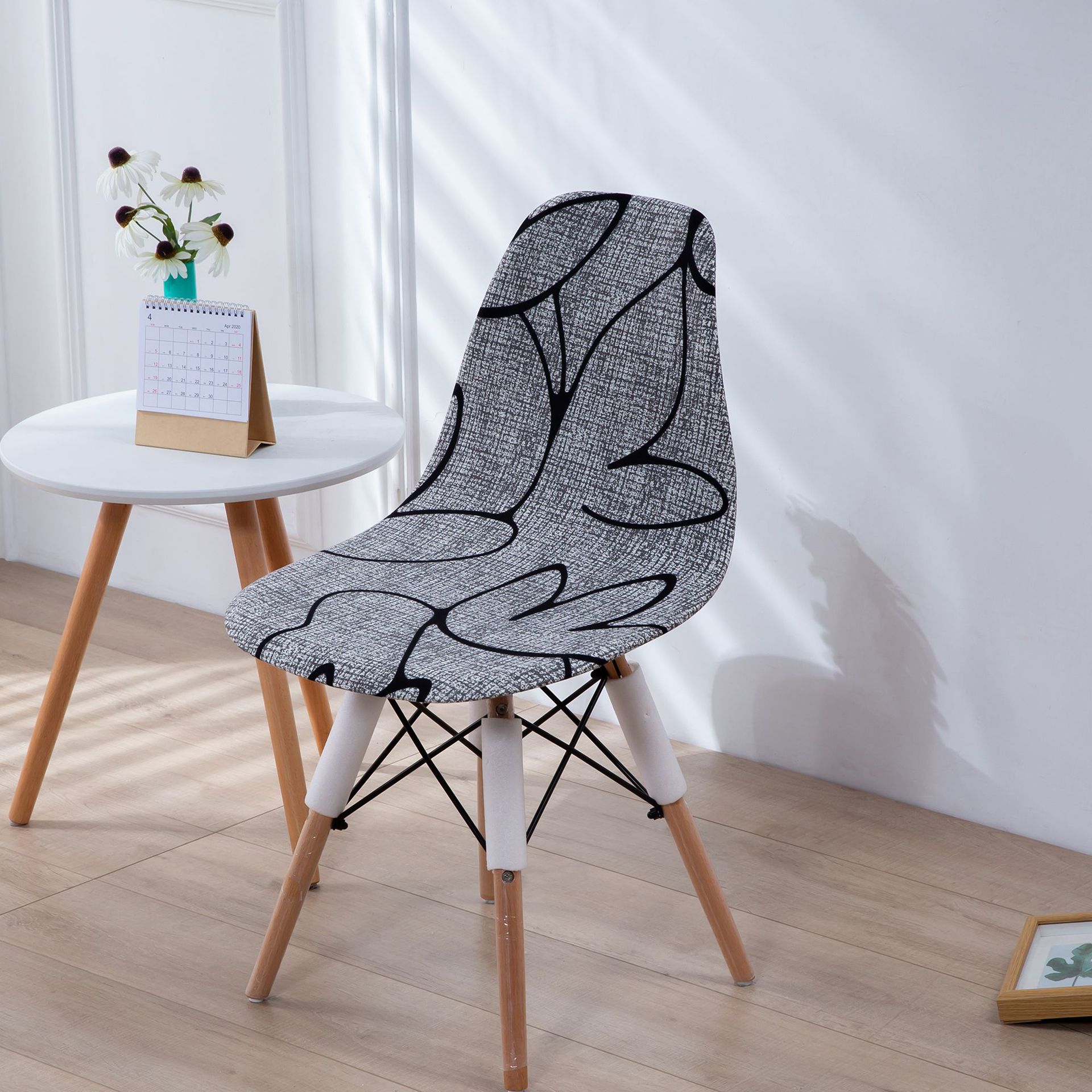 Manufacturer elastic chair cover Nordic shell chair cover Simple modern dining chair cover Cross-border Eames chair cover