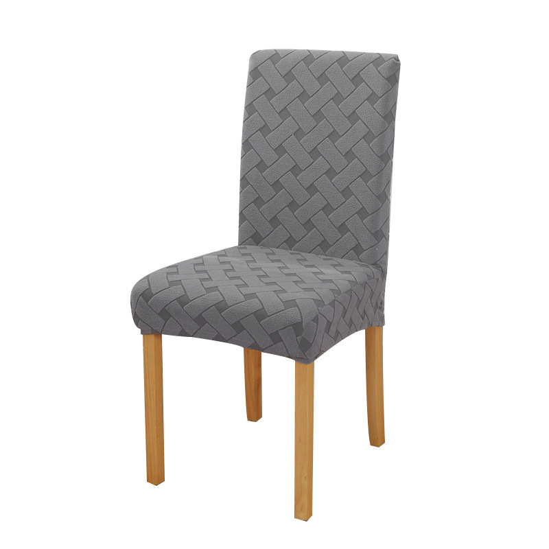 Cross-border thickened cross jacquard chair cover for home high-end four-season dining chair cover dust-proof chair cover wholesale