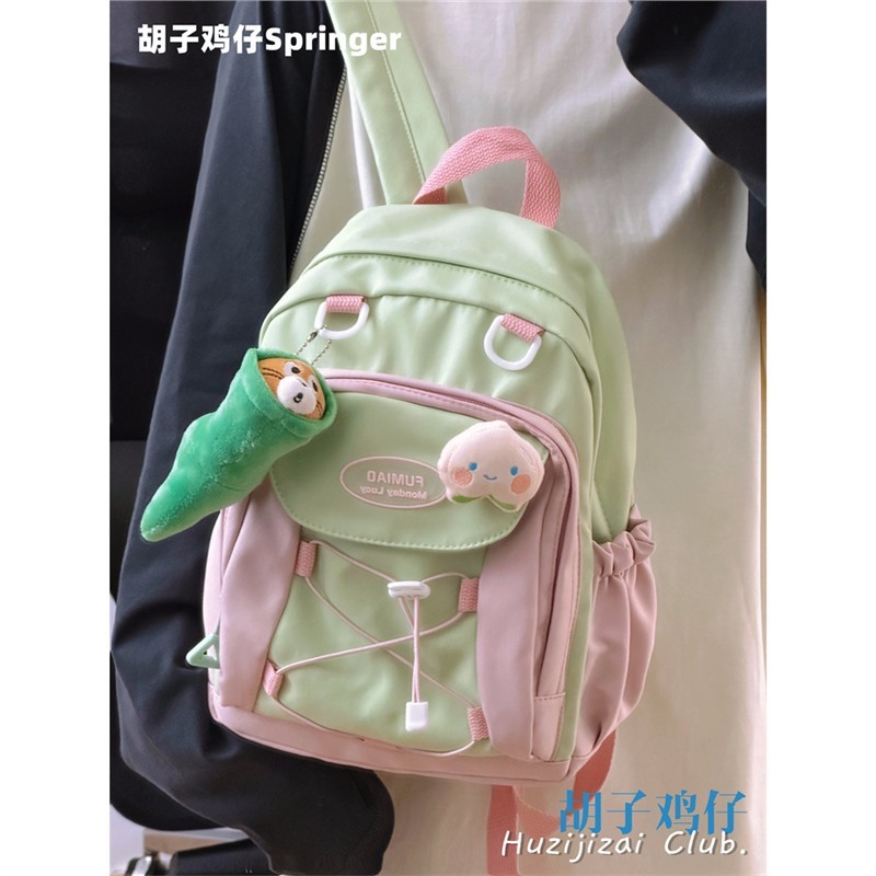 mini backpack versatile Japanese style junior high school girls high school college students mini school bag female cute girl small backpack