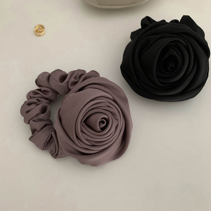 The big rose you want ~ hair tie, high elastic hair tie, short hair ornament, hair tie at the back of the head, Korea
