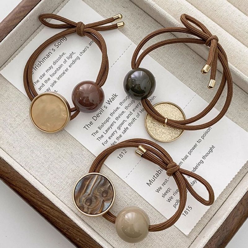 High-end hair rope, new style, simple temperament, versatile hair tie, exquisite high-end hair tie, ponytail ball head accessories