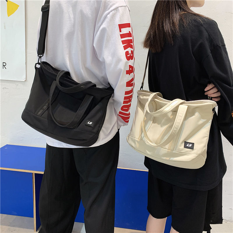 New internet celebrity tote bag, large capacity commuter shoulder handbag, fashionable simple sports crossbody bag for women