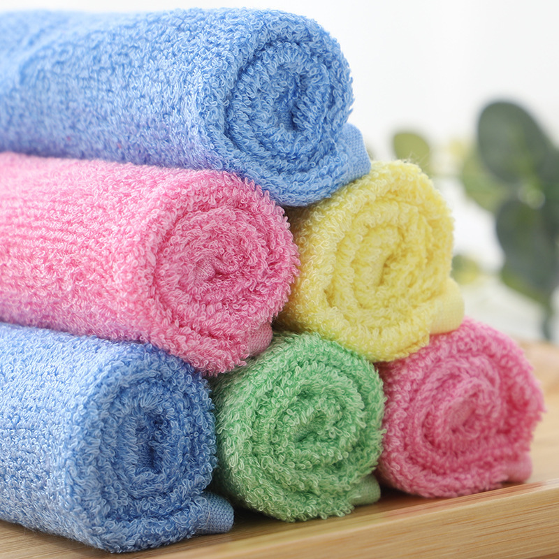 Oil-removing dish towel, dishwashing liquid, bamboo fiber, non-stick oil, dishcloth, kitchen cleaning rag to remove oil stains