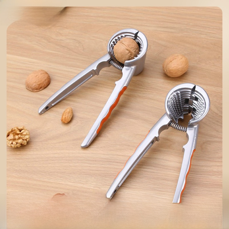 Household walnut clip core peeling thickening with spring nut artifact chestnut opener sheller chestnut clip wholesale