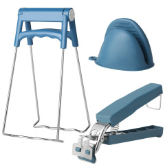 Wholesale household anti-scald plate lifter bowl clamp high temperature resistant anti-slip bowl anti-slip stainless steel dish clamp kitchen supplies