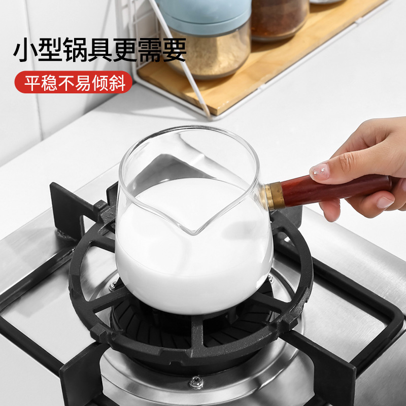 Gas stove bracket Gas stove table rack gas stove rack bracket pot rack stove rack with small pot milk pot anti-slip rack