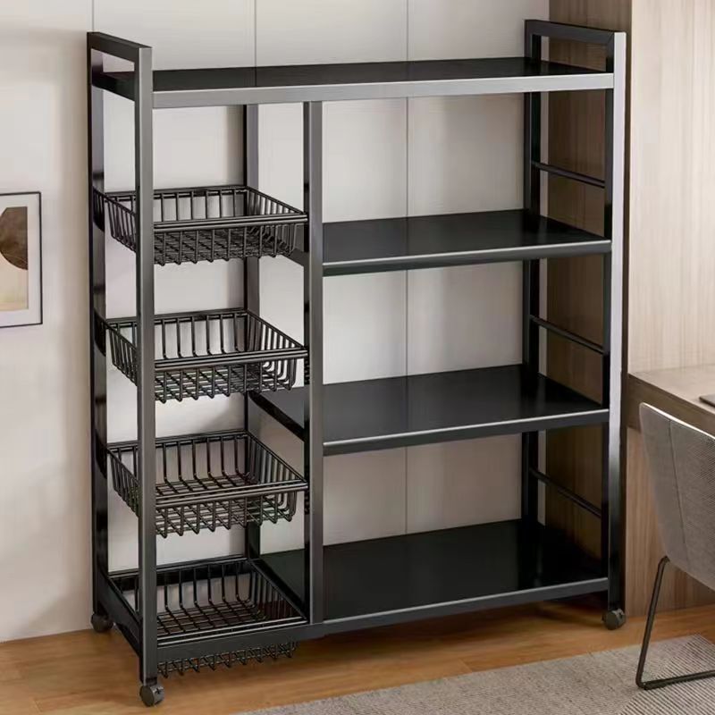 Kitchen rack floor-standing multi-layer storage rack vegetable basket multi-functional snack rack sundry shelf storage rack