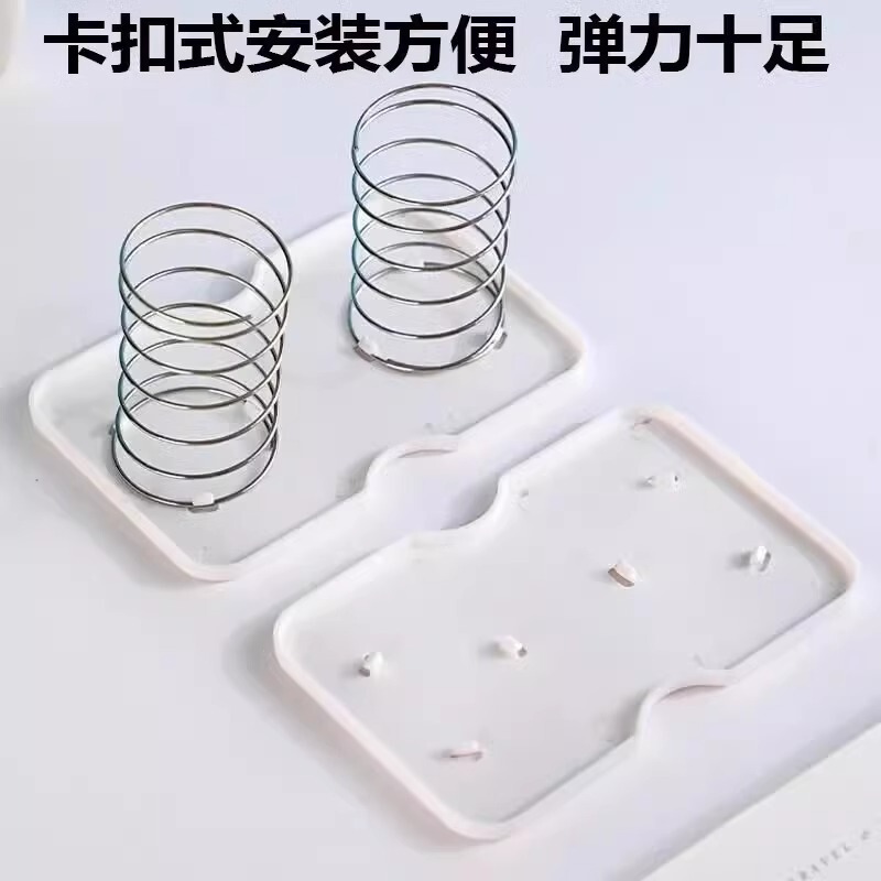 Creative paper box spring drag automatic lifting household living room paper box base lifting paper box high elasticity
