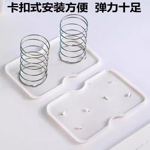 Creative paper box spring drag automatic lifting household living room paper box base lifting paper box high elasticity