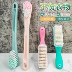 Shoe brush household laundry plastic soft and hard bristle cleaning brush student multi-function brush long handle brush silicone play brush